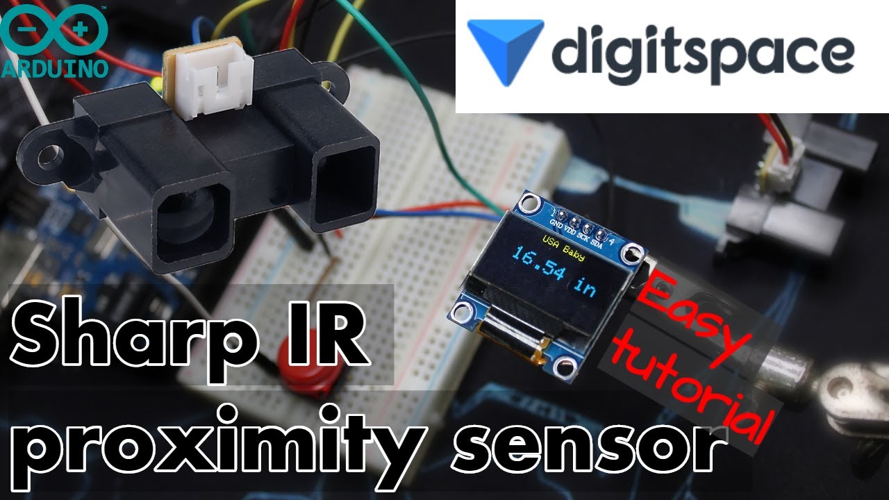 Measure distance with Sharp IR proximity sensor and Arduino