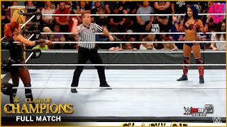 FULL MATCH - Sasha Banks vs. Becky Lynch - RAW Womens Championship : WWE Clash Of Champions (2019)