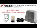 LIFE Automatic Sliding Gate Control Board Complete Wiring Guide