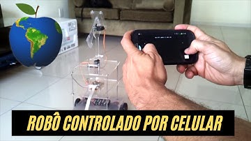 Robô controlado com celular