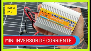 Mini Inversor De Corriente 150W Energía Solar