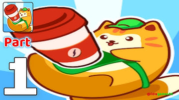 Catpuccino: Idle Tycoon - Gameplay Walkthrough Part 1 - (iOS, Android)