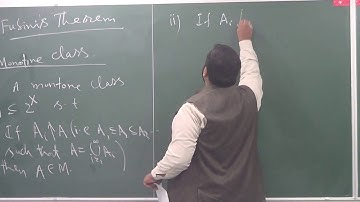 Lecture 12 (Part 1): Monotone Classes and Monotone Class Theorem