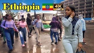 ከቦሌ24ቦሌ ኤድና Addis Ababa Walking Tour (530) Bole 24  Edna,  Ethiopia [4K]