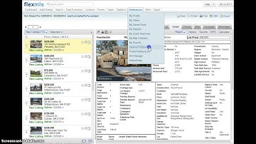 Changing your Default Report View in FlexMLS