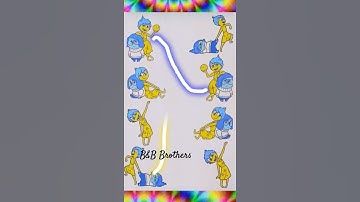 Joy and Sadness from Inside Out2 matching puzzle #shorts #viral #insideout2 #sadness #joy #memes