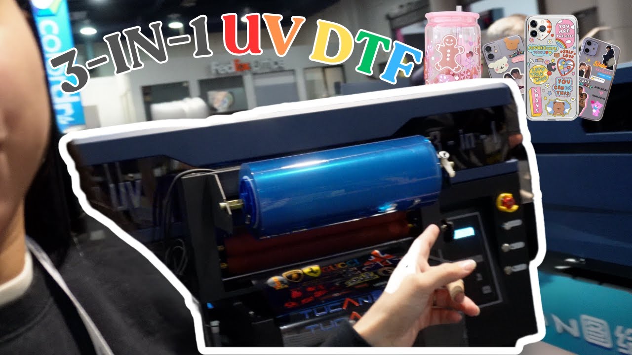 Did I find the best UV DTF printer? The 3 In 1 COLORDROP 4060 at Printing United | $5,000 discount