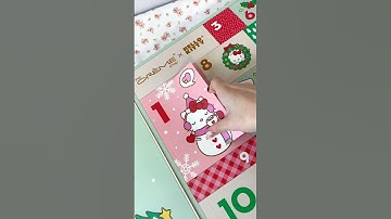 the CUTEST makeup advent calendar ever 🎀 Hello Kitty x The Crème Shop #adventcalendar #hellokitty