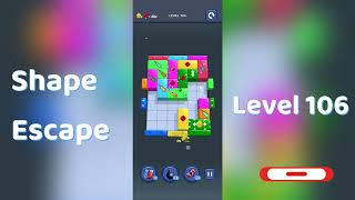 Shape Escape Level 106 Walkthrough 🧩 | Step-by-Step Guide | SolutionGuruji
