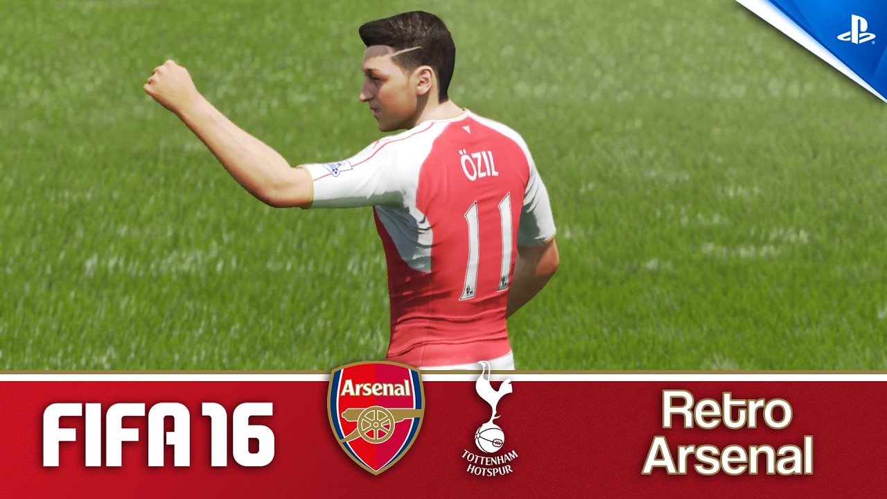 Retro Arsenal | FIFA 16 - Arsenal vs Tottenham Hotspur (PS4 Gameplay)