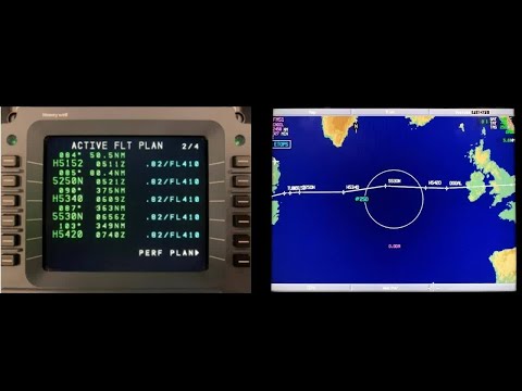 Entering Lat and Longs in the Honeywell FMS