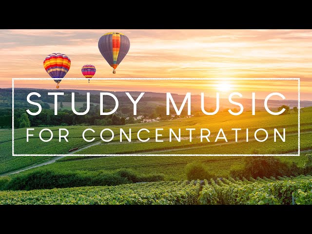 Music For Concentration And Focus While Studying - 3 Hours of Ambient Study Music class=