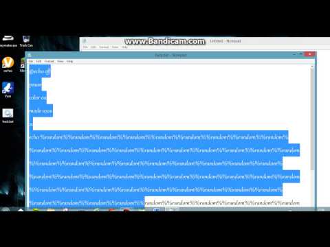 how to prank your friends that you can hack notepad trick
