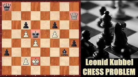 Amazing Puzzle by The Legend Composer: Leonid Kubbel Chess Problem