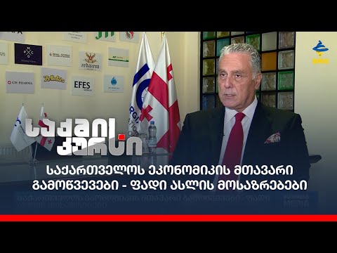 საქართველოს ეკონომიკის მთავარი გამოწვევები - ფადი ასლის მოსაზრებები