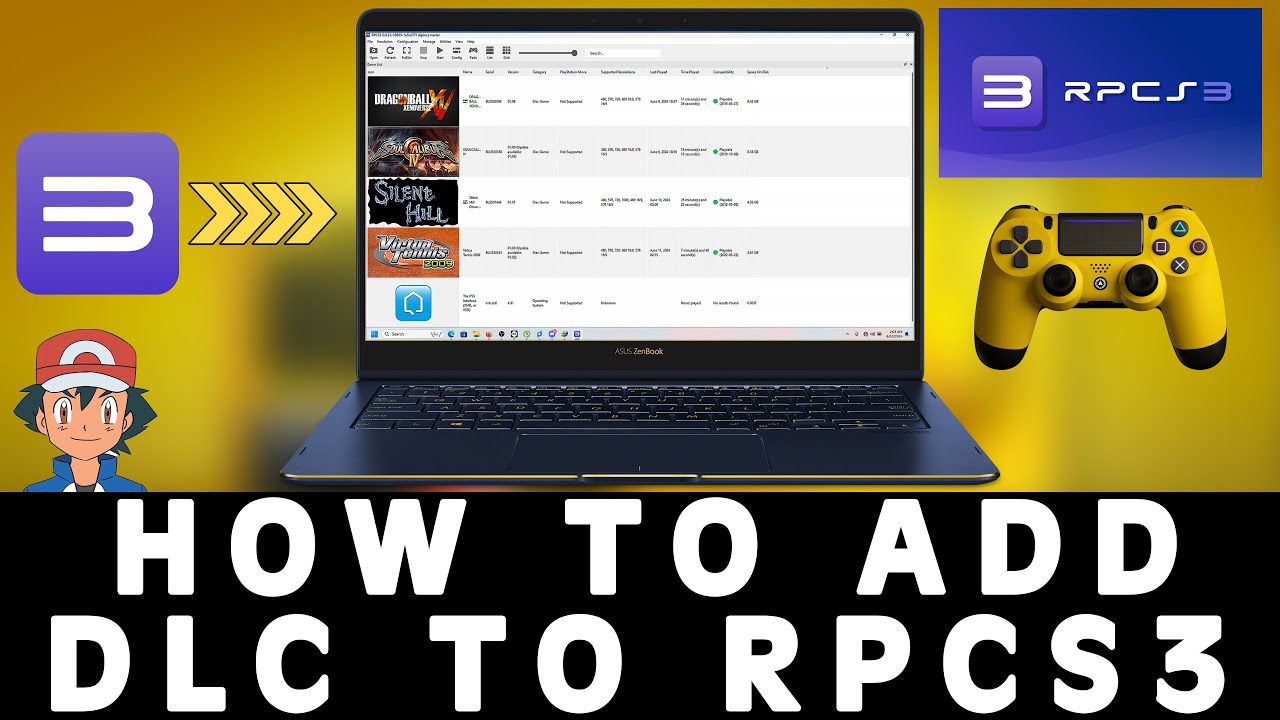 HOW TO ADD DLC IN RPCS3 IN 3 MINUTES ( PS3 EMULATOR ) DOWNLOAD AND ...