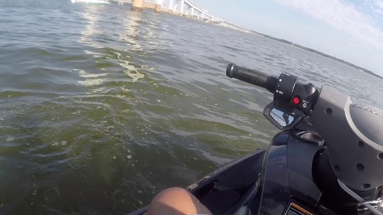 July 12, Chesapeake Bay Jet ski Fishing YouTube