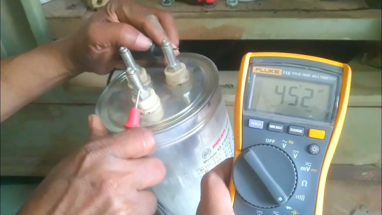 How to Check 3 Phase Power Factor Capacitor Electrical work YouTube