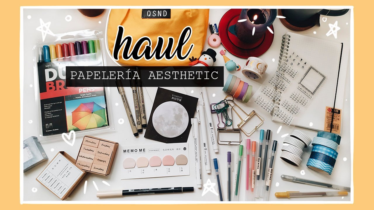 HAUL PAPELERÍA BONITA AESTHETIC / Stationey Pal #Co 