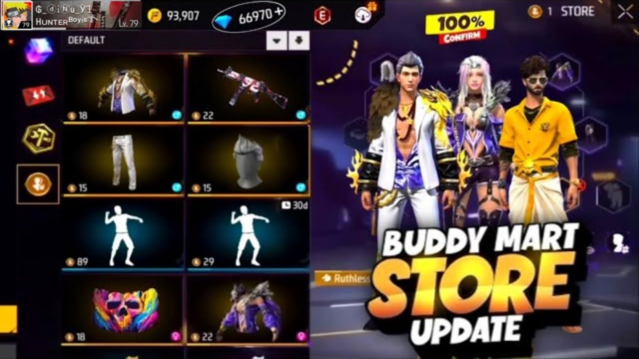 ফাইনালি বডি মার্ট স্টোরে আপডেট আসছে | Next buddy mart store update | Free fire new event 