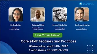 Webinar Core eTMF Features and Practices