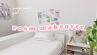 ☆ aesthetic room makeover; manga wall, anime prints ☆