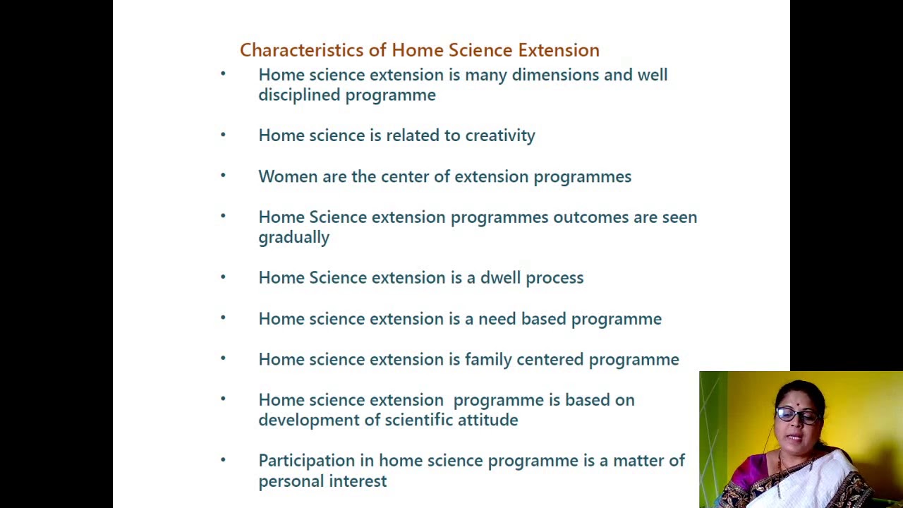 Home Science Extension Education - Part 1 by Dr Surekha Gaikwad