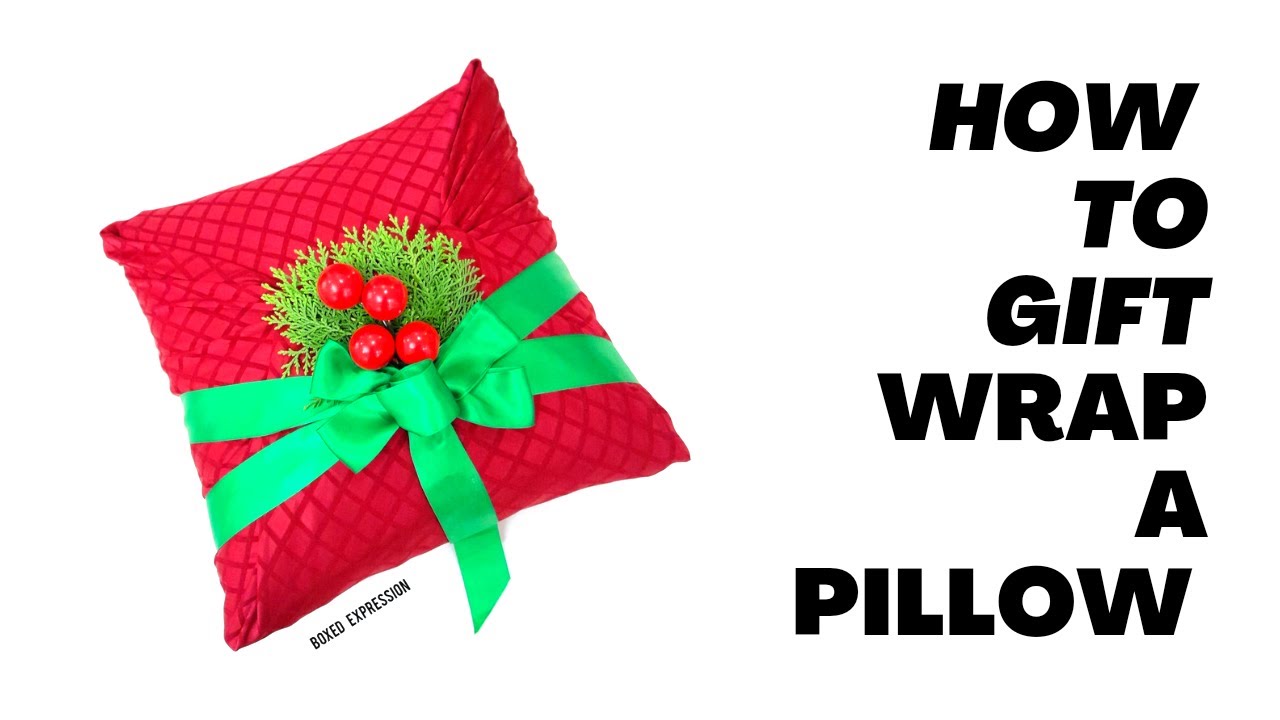 How To Gift Wrap A Pillow YouTube how-to-gift-wrap-a-pillow-youtube