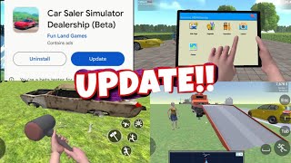 Update Now ! Car Saler Simulator Dealership New Update