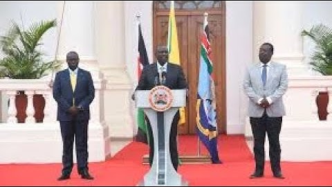 LIVE:BREAKING NEWS PRESIDENT RUTO TO FIRE OR RESHUFFLE CABINATE IN STATEHOUSE