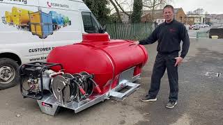 2000 litre Fire fighting Water Bowser
