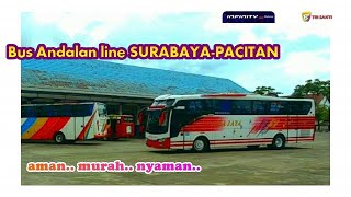 Bus Surabaya Pacitan ANEKA JAYA | Infinity HD Deluxe & All New Infinity Karoseri Tri Sakti
