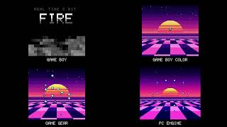 Megademo showcase of MosaiK8 8-bit handheld development framework