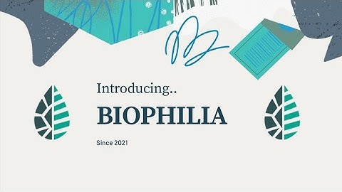 Biophilia Demo Video by Thriving 5 || Technovation Girls Challenge 2021