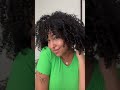 Two product wash and go on curlyhair