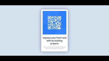 QR Code Component Solution HTML & CSS Only - Frontend mentor challenge