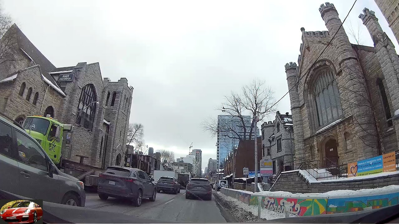 Ep67 Feb13 Avenue & Heath to Bloor & St. George #driving #citytrip # ...