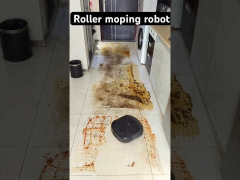 Is This the End of Manual Cleaning? 🤖✨ Roller mopping robot vacuum