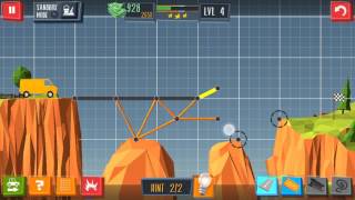 Build a Bridge Level 4 Android 3 star walkthrough
