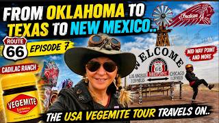 OKLAHOMA- TEXAS - NEW MEXICO - ROUTE 66 - CADILAC RANCH & MORE. AMARILLO INDIAN - GREAT RIDE