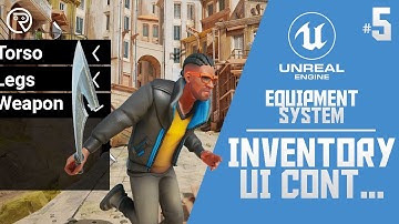 Unreal Engine 4 Tutorial - Equipment System Part 5: Inventory UI Continued