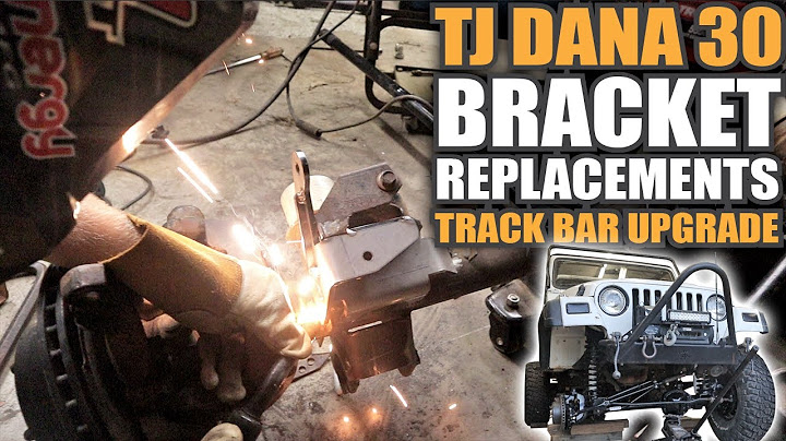 Jeep tj track bar relocation bracket