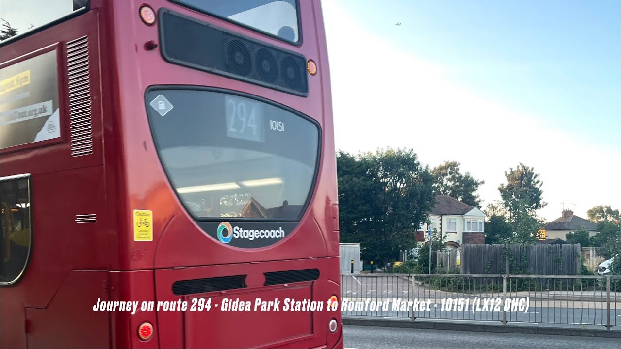 LOUD VOITH Journey On Route 294 Gidea Park To Romford Market loud-voith-journey-on-route-294-gidea-park-to-romford-market