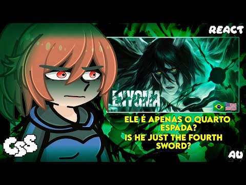 Danmanchi React : Face do Desespero | Ulquiorra (Bleach) | Enygma | Gacha React | #12