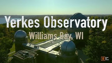 Yerkes Observatory - Williams Bay, WI - Aerial Video - October 2024