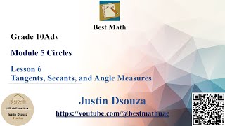 Tangents, Secants, and Angle Measures  | Circles |
