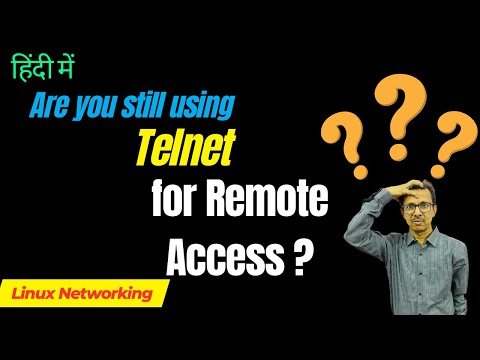 19 Are you still using Telnet for Remote Access? | Linux Networking Tutorial | Linux Networking