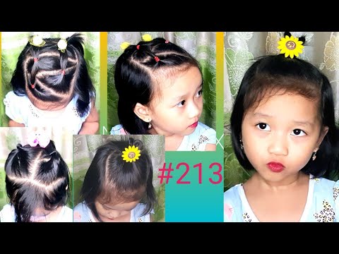 Các kiểu buộc tóc đơn giản cho bé gái tóc ngắn | Cách cột tóc đơn giản cho con gái #213 - Kemtrinamda.vn