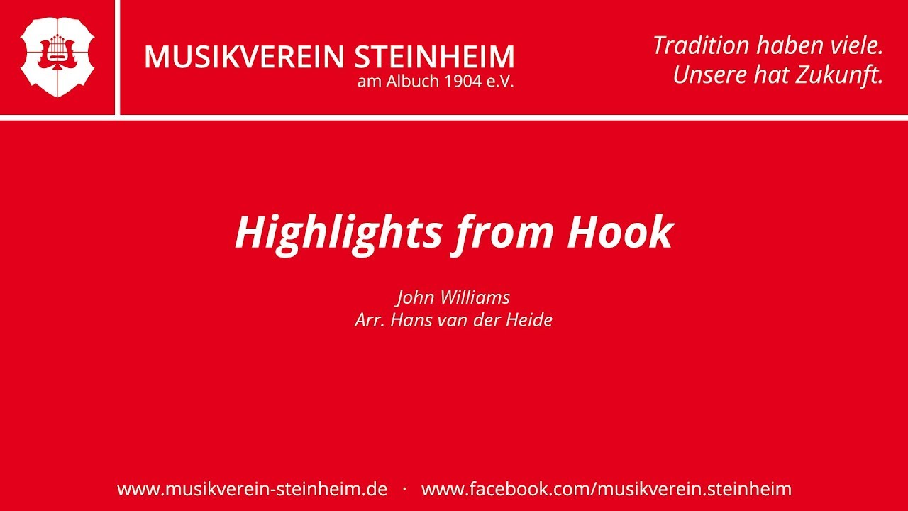 Highlights from Hook / John Williams, Arr. Hans van der Heide