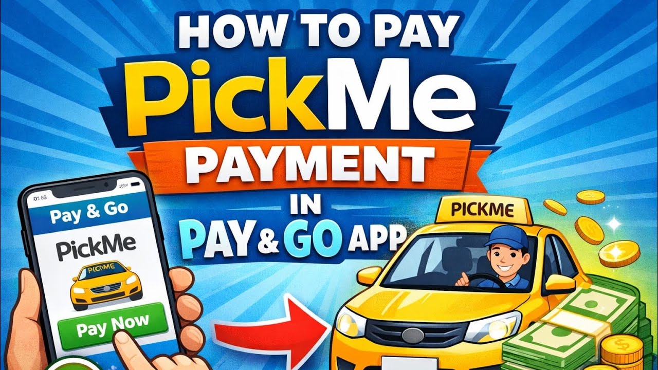 Pickme online payment | pay and go හරහා online payment කරගමු.#pickmedrivertraining #pickmedriver 